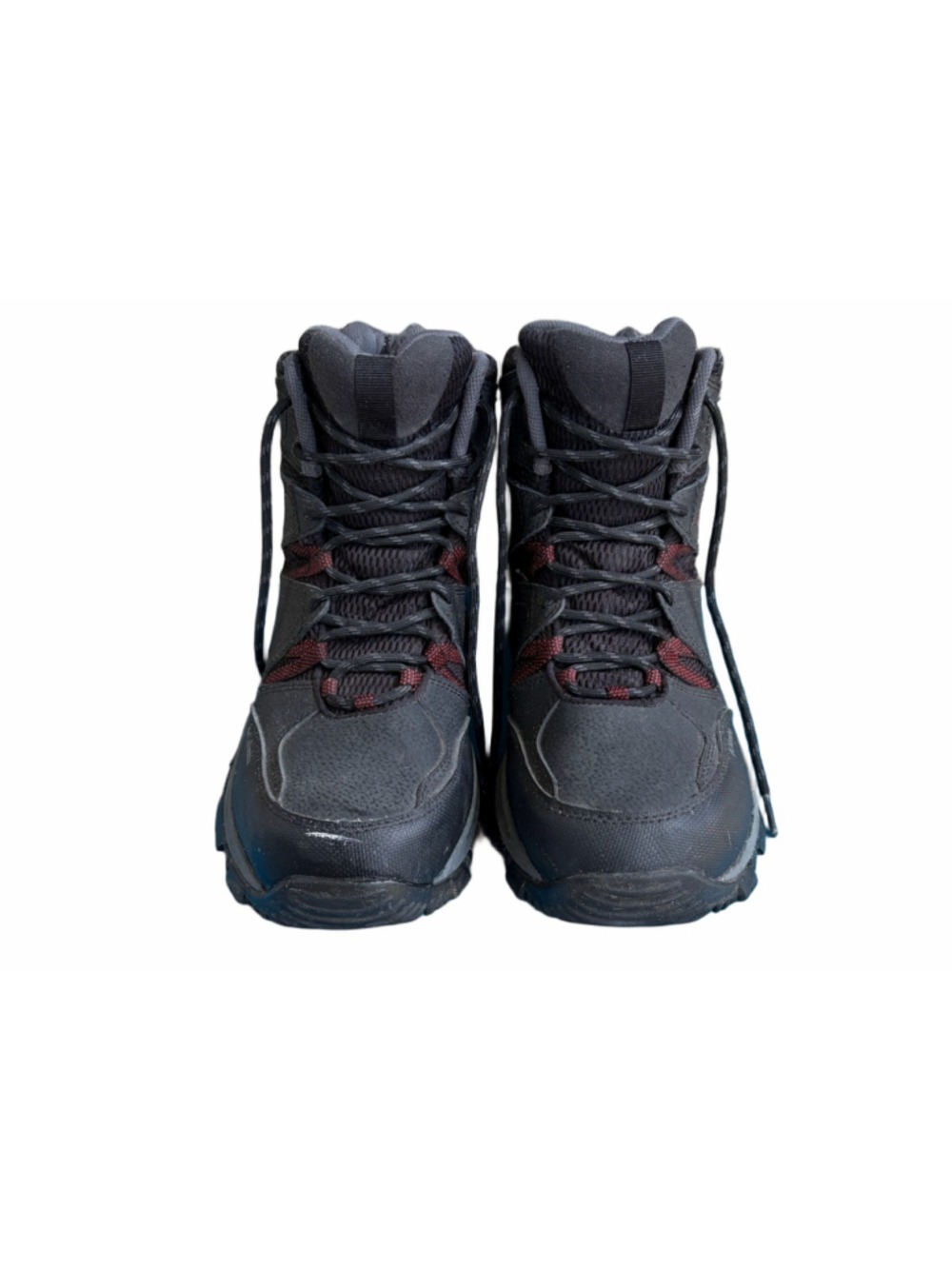 Men's Columbia Lifttop II Omni-Heat Boots Size 10.5 Black Red - Picture 3 of 8